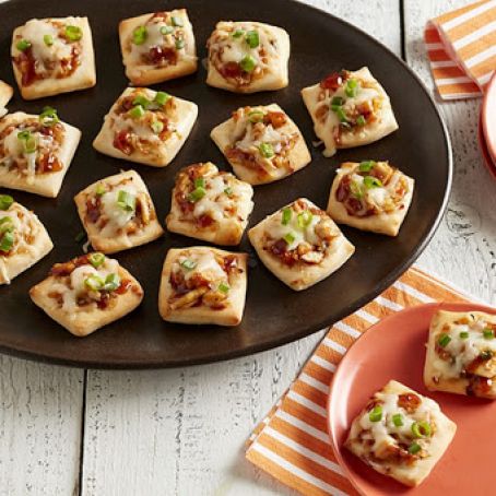 Hawaiian BBQ Chicken Pizza Bites